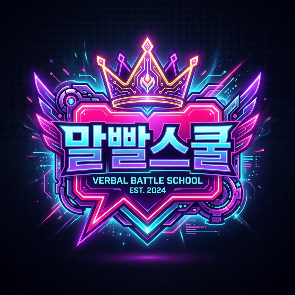 말빨스쿨 로고